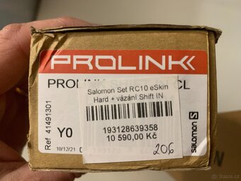 Běžky Salomon RC10 eskin 206 Hard+boty 45 +hůlky - 12