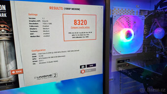 Bílé herní PC Intel Core i5,RX580 8GB,16GB,SSD1TB,WIFI+BT - 12