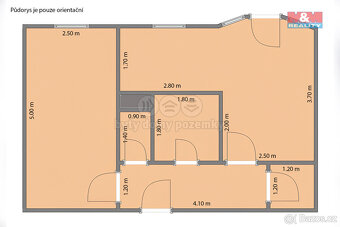 Pronájem bytu 2+kk v Domažlicích, ul. Vrchlického - 12