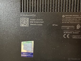 HP EliteBook 840 G3 + dokovací stanice - TOP stav - 12