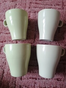 Zelené hrnky Ikea - 5 ks - 12