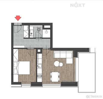 Prodej byt 2+kk, 40㎡ - 12