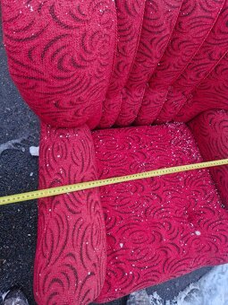 Krasny retro set gauc a kresla - 12