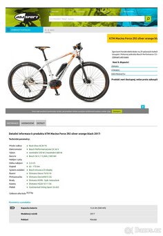 Elektrokolo KTM, vel. rámu 21” - 12