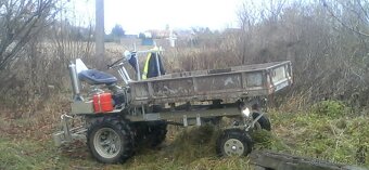 malotraktor s korbou nosič nářadí agrostroj - 12