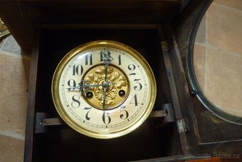 1900 sloupkové hodiny s orlicí Junghans - 12