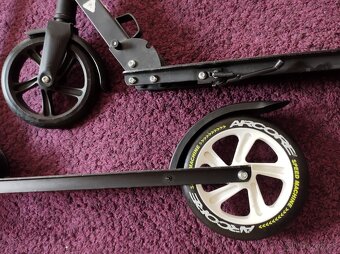 koloběžka scooter velká kola 200mm hliníková skládací 2ks - 12
