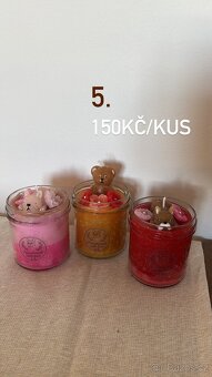 Ručně dělané svíčky – různé motivy - 12