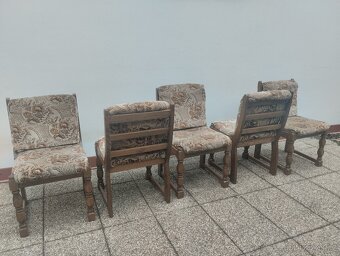 židle z masívu, polokřesílka, rustikální nábytek - 12
