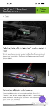 Vysavač Dyson V15™ Detect Absolute - 12