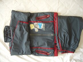 Prodám zimní bundu + oteplovačky - 12