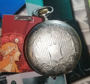 8denní švýcarské kapesní hodinky HEBDOMAS -jdou rychle - 12