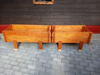 Dřevěné truhlíky na balkón/zahrada - 12