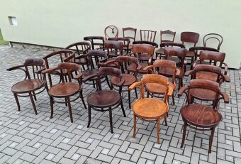Ohýbaná křesla a židle - THONET, MUNDUS, KOHN - 12