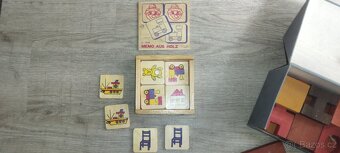 Tofa-staré dřevěné hračky-origo nepoužité - 12