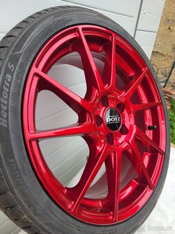 Krásné nové alu kola dotz kendo 5x100 r17 nové pneu - 12