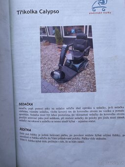 Prodám elektrický  vozík Calypso - 12