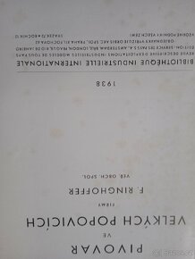 POPOVICKY PIVOVAR - kniha/časopis z r.1938 - 12