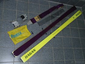 SKIALPY LYŽE HAGAN TC DOLPHIN 170 CM+SKINY+MAČKY - 12