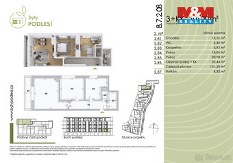Prodej bytu 3+kk v Jablonci nad Nisou, ul. Jezdecká - 12