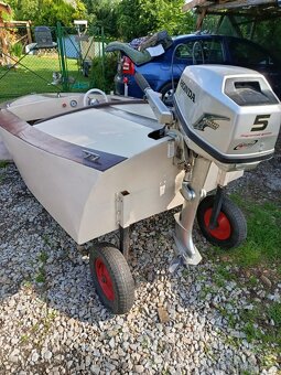 Nová loď s lodním motorem Honda 5HP dlouhá noha 4takt  - 12