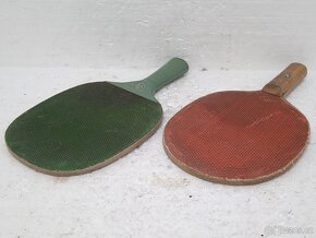 2x Retro pálka + míčky na stolní tenis - 12