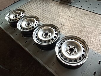 VW CADDY - 4x OCELOVÝ DISK 15“ - rozteč 5x112 - 12