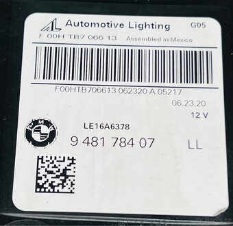 BMW X5 G05 X6 G06 Full led adaptivní světlomety - 12