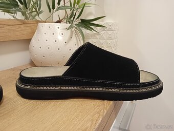 Super Gear pánské nazouváky vel. 45 kožené - 12