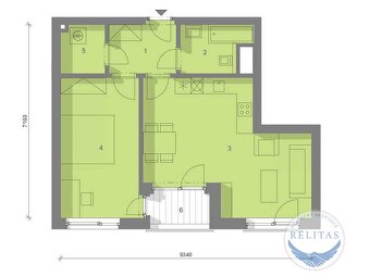 Pronájem bytu 2+kk+L, 58 m², parkovací stání, novostavba, Pr - 12