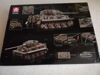 Stavebnice tank Tiger, kompatibilní s LEGO - 12