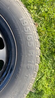 Disky 5x100 r15 + originální poklice + zimní pneu - 12