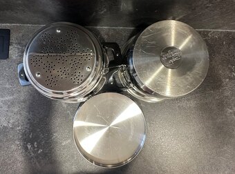 Stohovací parní systém Zepter - hrnec a parní nadoba 5,5L - 12