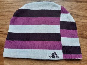 přechodová bunda Adidas na 7-8 let a čepice Adidas - 12