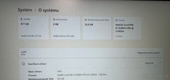 Herní Notebook Lenovo LEGION 5 (i5, RTX, 32GB RAM) - 12