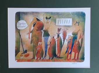 Adolf Born .Serigrafie Originální dílo. - 12