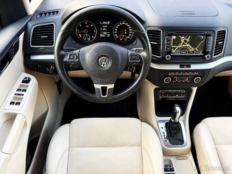 VOLKSWAGEN SHARAN 2.0TDI POLOKŮŽE,DSG,KAMERA,TAŽNÉ,BIXENONY, - 12