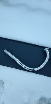 Jawa 350/354/360 Kolena Výfuku+ Matice Jawa Speciál Chrom - 12