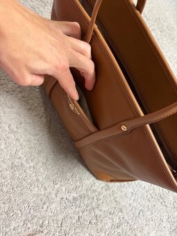 Michael Kors Beck hnědá kožená kabelka - 12