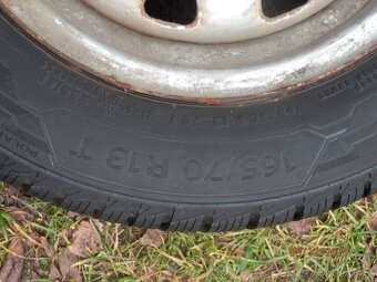 2xObutá zimní kola na ŠKODA FELICIA 13tky ET 38 165/70 R13 - 12