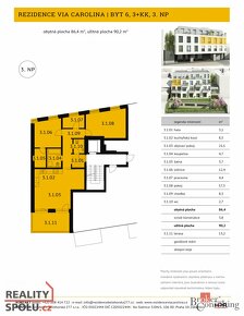 Prodej, byty/3+kk, 90.2 m2, Bělohorská 160/277, Břevnov, 169 - 12