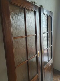 Posuvné dřevěné dveře interiérové - 12
