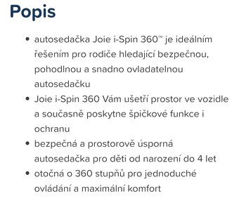 Joie i-spin 360 - 12