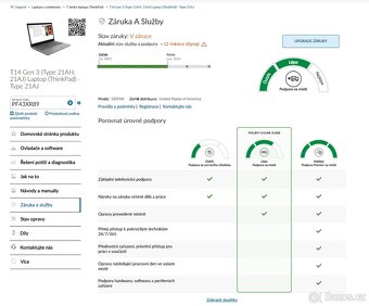 T14 Gen 3 s dotykem- ZÁRUKA (i5 1245U,16GB,256GB) - 12