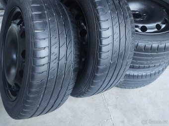 195/50 R15 82V LETNÍ PNEU +DISKY ŠKODA FABIA 5X100mm - 12