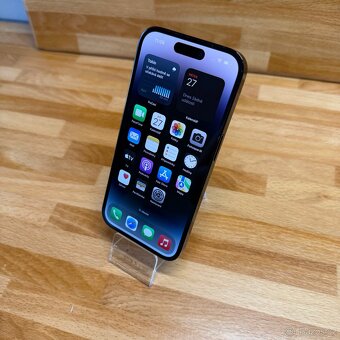 iPhone 14 Pro 256GB, černý, 100% baterie (rok záruka) - 12