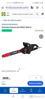 Elekt. řetězová pila peformance PPEKS 2500 - 12