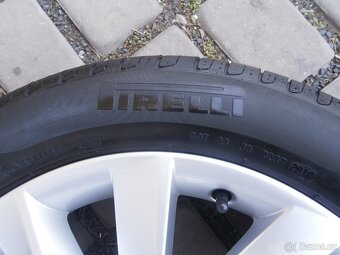 LETNÍ ALU KOLA 5 X 112 ŠKODA SUPERB ORIG. 215 55 17 - 12