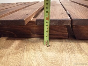 Dřevěné křeslo rozkládací - rám/rám postele - 12