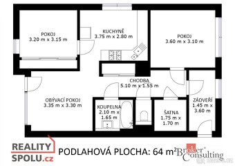 Prodej, byty/3+1, 188 m2, Ponětovická, Slatina, 62700 Brno-S - 12